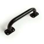 ידית אחיזה מתכתית שחורה