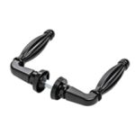 ידיות מעוצבות בצבע שחור